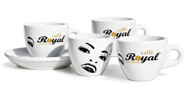 Комплект от 6 чаши за кафе Royal Caffè WOMAN