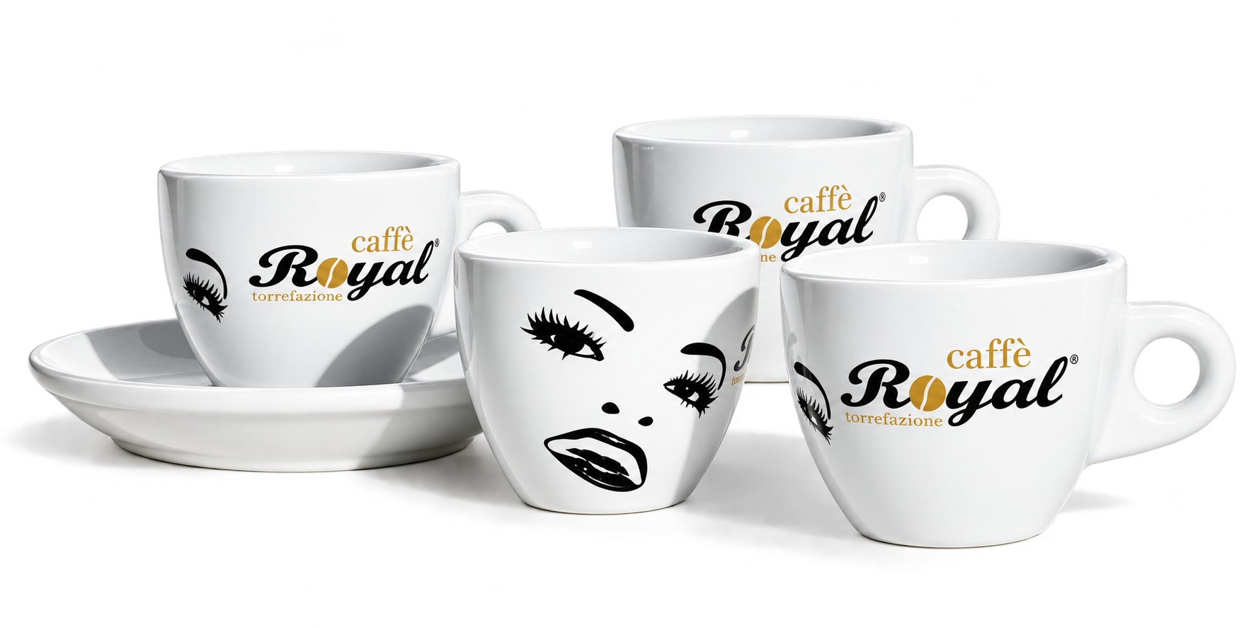 Комплект от 6 чаши за кафе Royal Caffè WOMAN