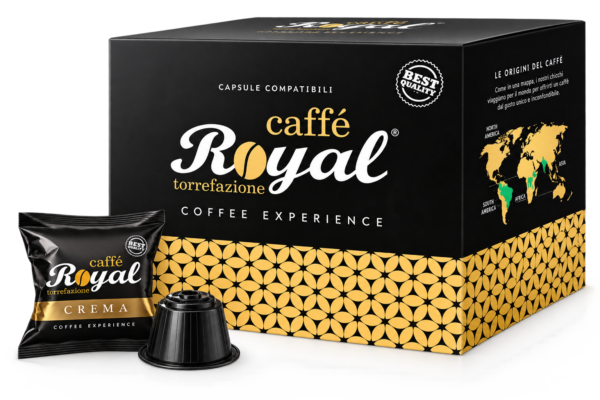 Кафе капсули Royal Caffè Crema, съвместими с Dolce Gusto, 50 броя
